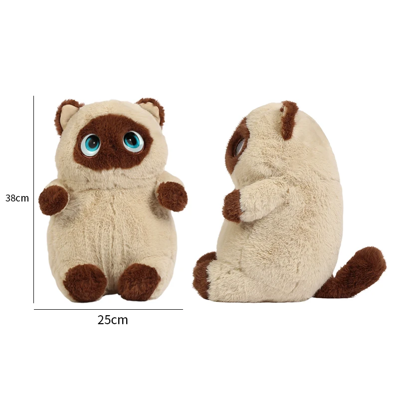 AI Interactive Talking Cat Plüschtier, süßes chattes Stofftier, Kinderkomfort, Begleiter, perfektes Geschenk für Jungen und Mädchen