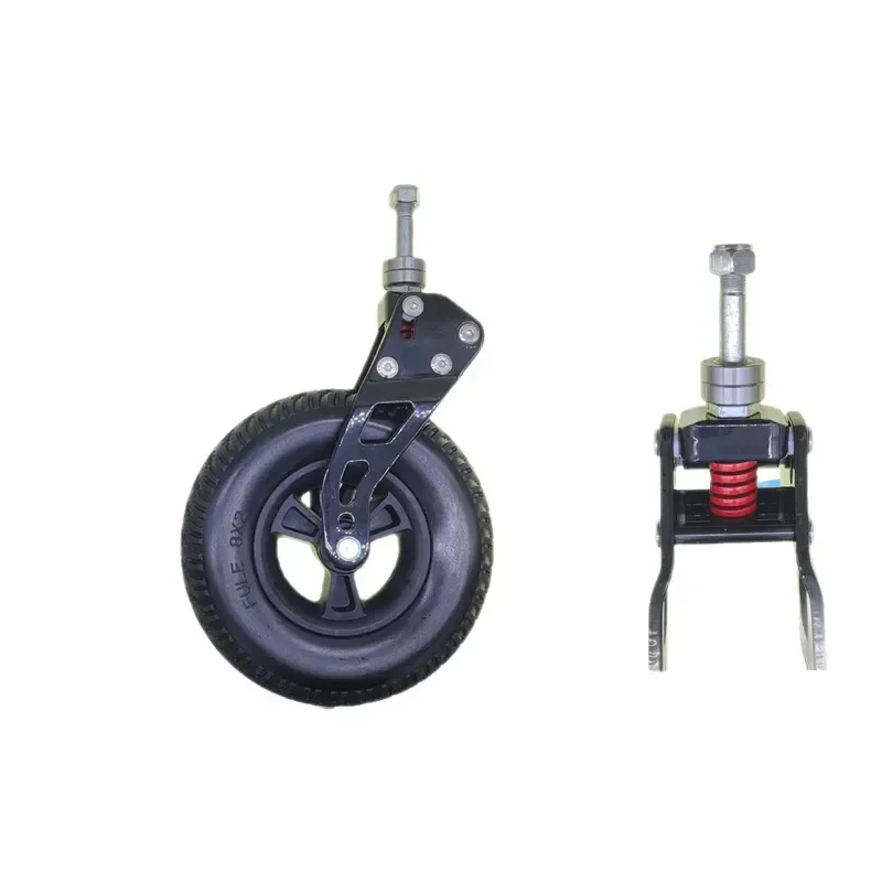 6 7 8 Inch Caster Wheel with Spring for Electric Wheelchair Medical Cart Replacement Accessories