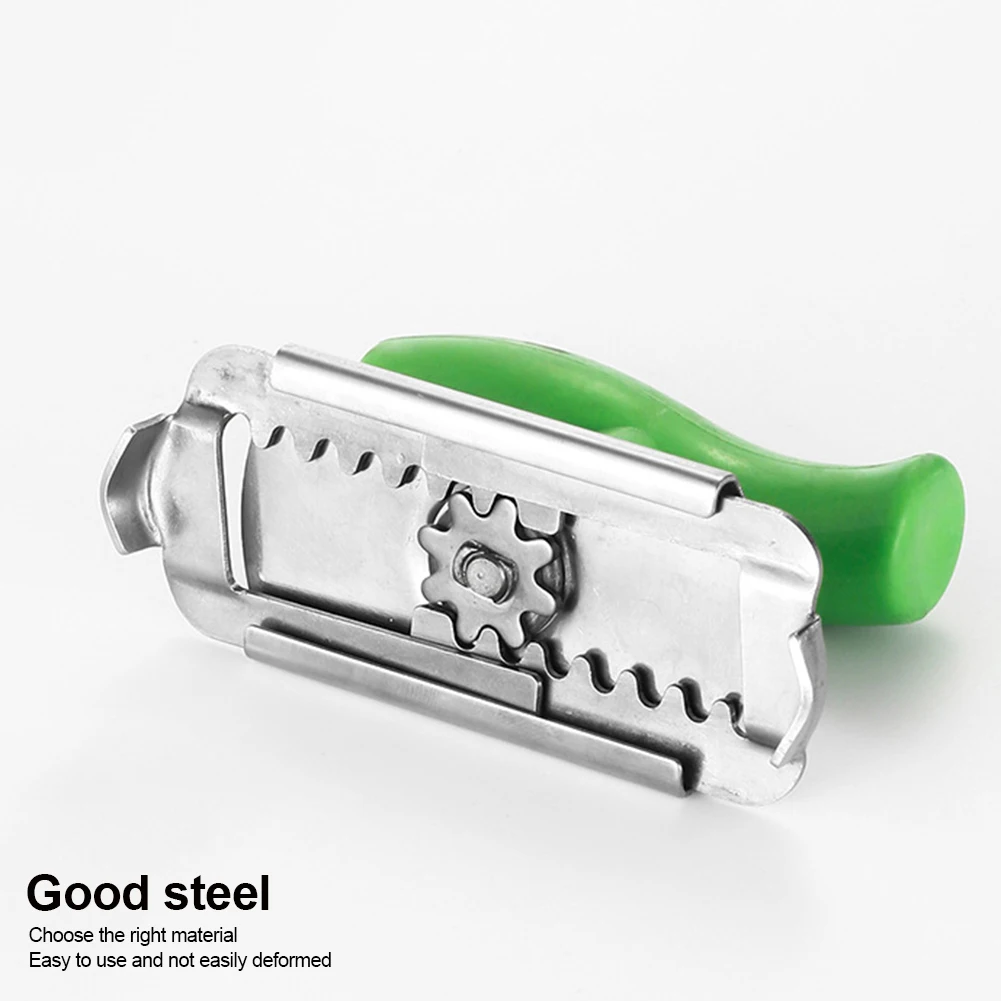 فتاحة علب متعددة الوظائف قابلة للتعديل ، فتاحة غطاء لولبي ، فتاحة غطاء جرة ، أداة فتح علب يدوية ، فولاذ مقاوم للصدأ لكبار السن #4