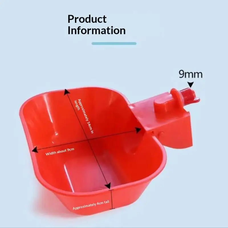 【HG】Automatic Poultry Drinking Bowls Square Enlarged Thicken Drinking Bowl for Cat Dog Chicken Duck Thread chicken feeder