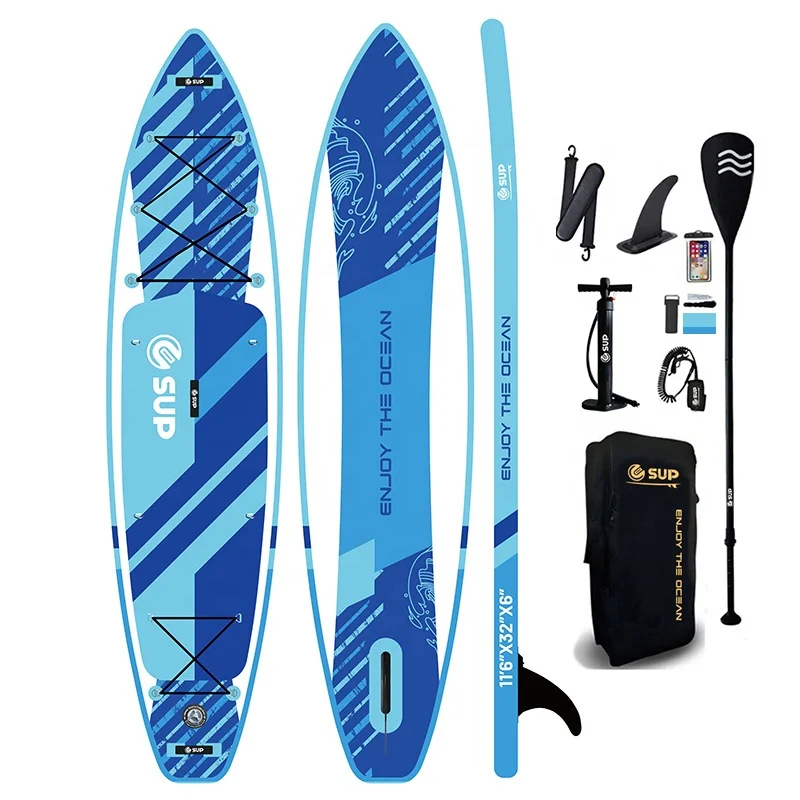 OEM 11'6 custom stand up paddleboards inflatable paddle boards waterplay surfing paddle boarding Yoga Board