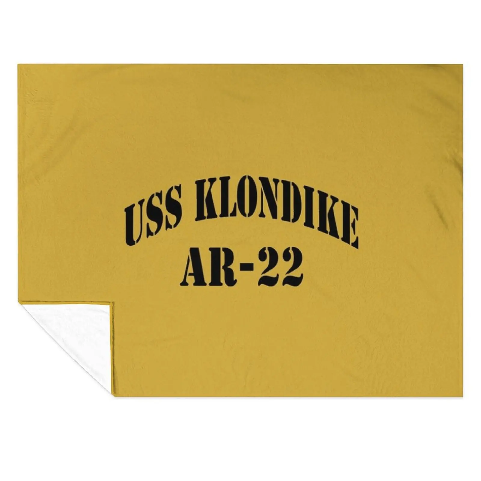 

USS KLONDIKE (AR-22) SHIP'S STORE Throw Blanket Blankets For Sofas Flannels Hairy Warm Blankets