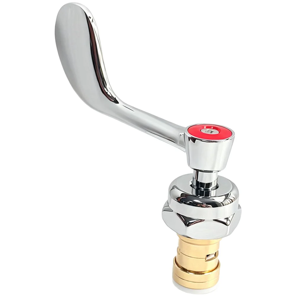 Brass Faucet Repair Kit for Commercial Plumbing Includes Handle Cartridge and Screw Mount Design for Fast Replacement
