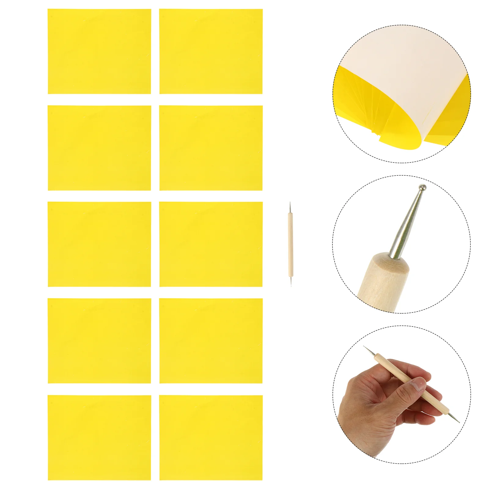 10 Pcs Cross Stitch Drawing Tracing Paper Copy Embossing Sewing Transfer Embossed Carbon