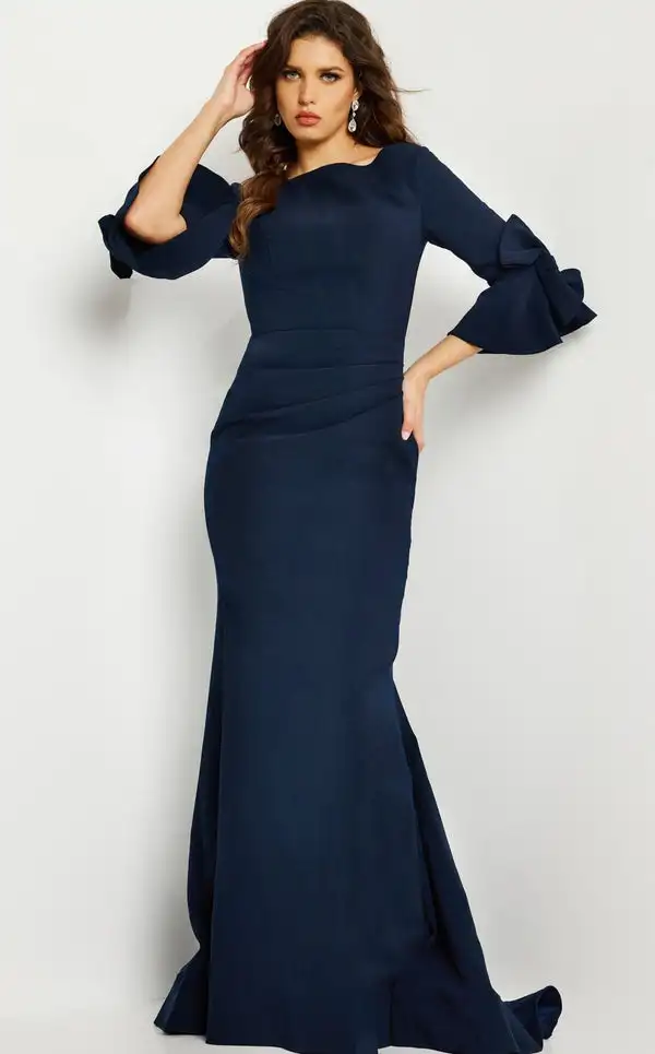 

Простые джерси с бантом по индивидуальному заказу, длинные платья с круглым вырезом и круглым вырезом, платья на заказ, доступные размеры, изысканные повседневные классические платья