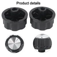2 pièces de boutons de commande pour appareils de cuisine, accessoires pour cuisinière, bouton de commande pour friteuse à air, four, accessoires électriques de cuisine 4