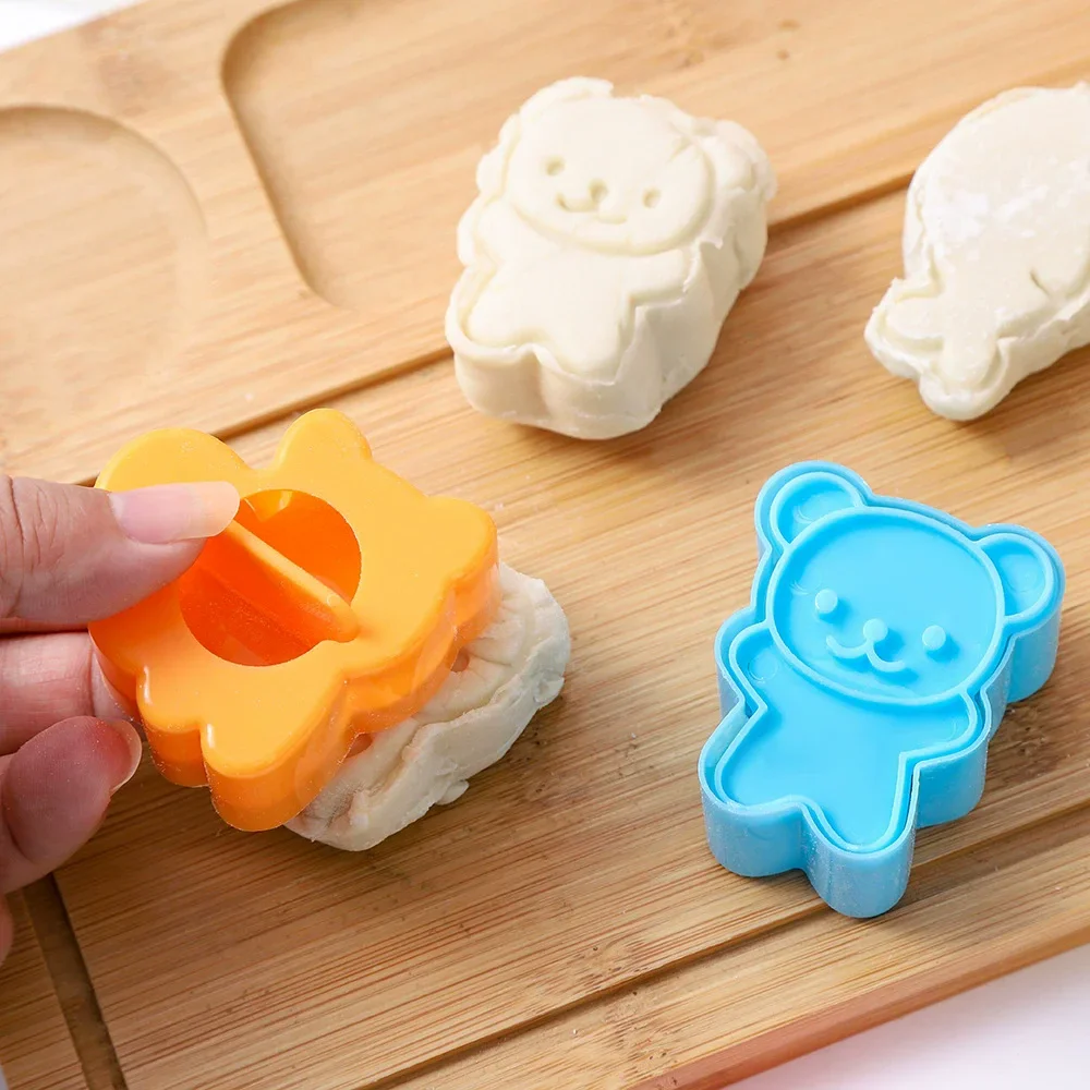 4pcs Sandwich Molds Biscuit Molds Baking Tools Return To School School Supplies Lunch Box Accessories