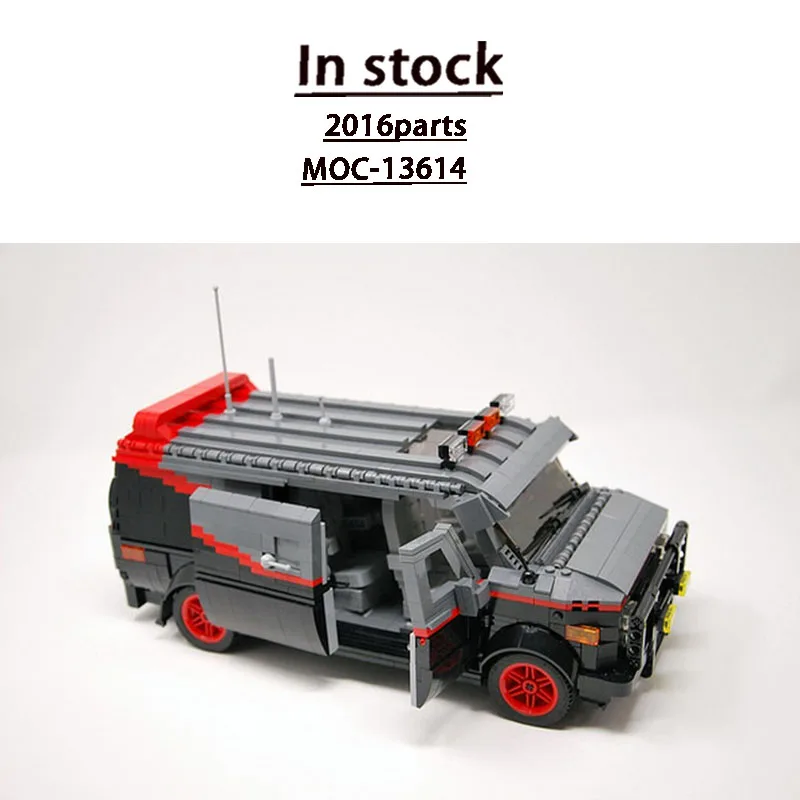 

MOC-13614 New City Classic Cargo Van Building Block Model 2016 Parts MOC Creative Boys Children's Birthday Christmas Toy Gift