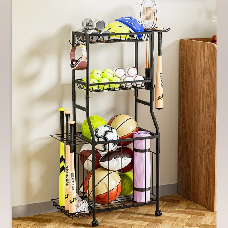 Stojak na sprzęt fitness, kosz – Sports Equipment Trolley recenzja i cena