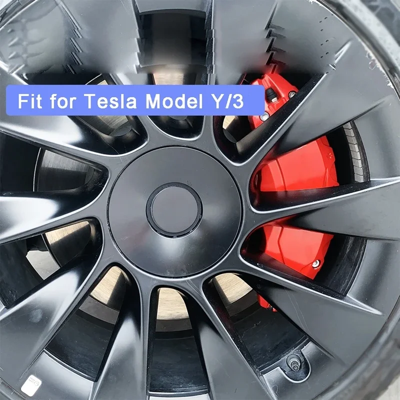 4Pcs/set 18-20 Inch Brake Caliper Cover Special Aluminum Alloy Wheel Hub Caliper Cover For Tesla Model 3/Y 2021-2023