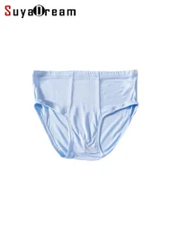 MEN PANTIES 100%Natural Silk Mens Briefs Healthy Solid panties lingerie calcinha briefs underwear calzoncillos