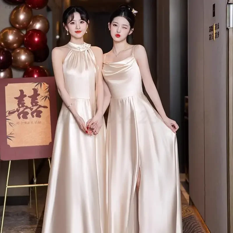 

Sexy and Elegant Prom Dress Wedding Party Bridesmaid Team Dresses 2025 Fashion Party Women Clothing Graduation Ceremony Vestidos