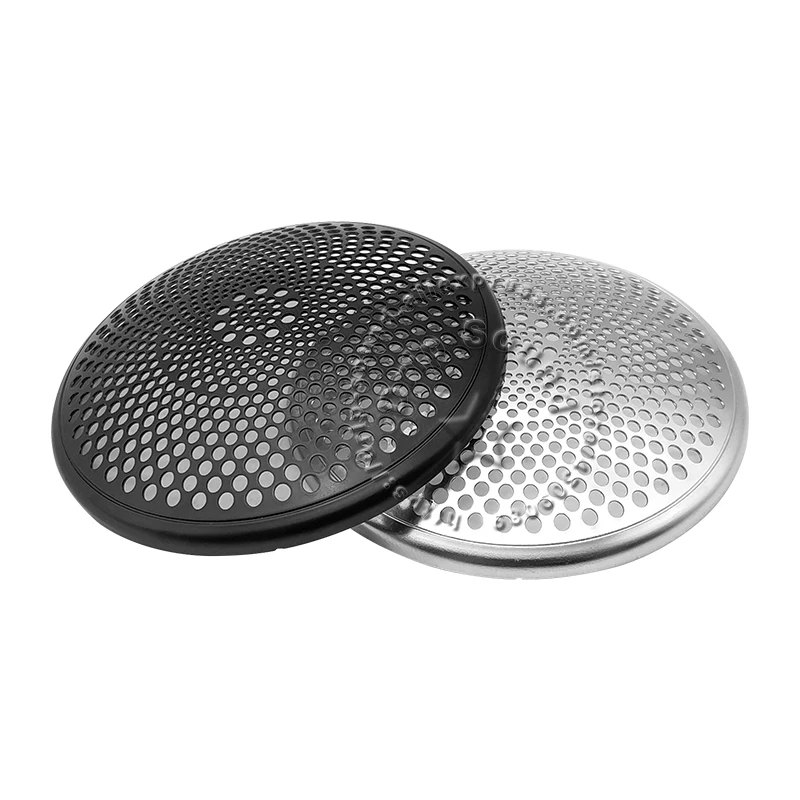 Tweeter de Audio de acero inoxidable de 2,5 pulgadas, cubierta de red de conversión de altavoz, protección de rejilla de malla metálica circular decorativa de 67,3mm