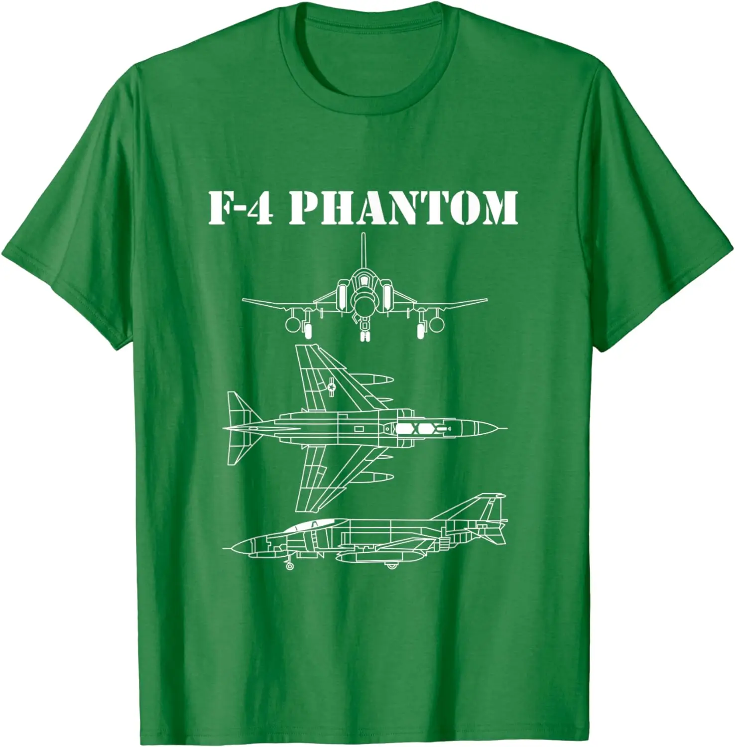 F-4 Phantom Fighter Jet Airplane Pilot Military Men T-Shirt Short Sleeve Casual 100% Cotton O-Neck T Shirt