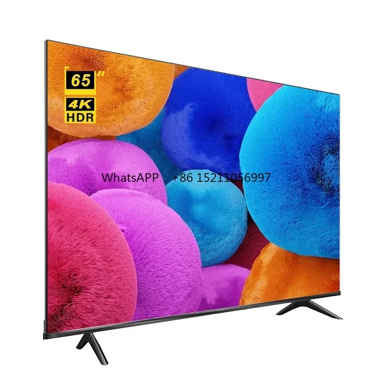 slim model 65 inch flat screen android led Hot-sale factory  smart led television