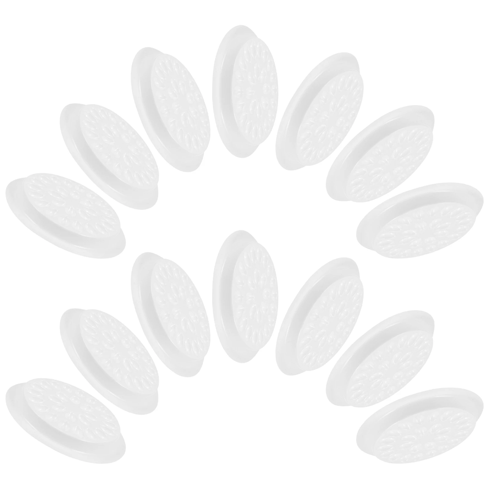 

False Eyelash Glue Tray Extension Holder Plastic Cup White Pvc Grafting Palette