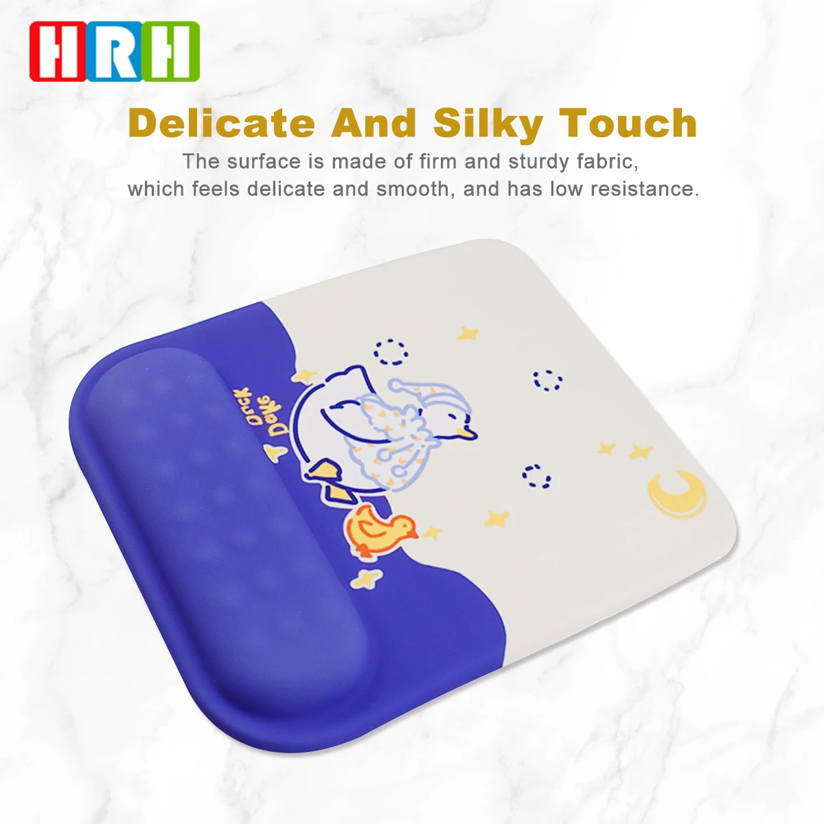 

HRH Silicone Cartoon Cute Animal silicone Wrist mouse pad Manufacturing Promotional Custom Gaming Mouse Pad Mat Wrist Support