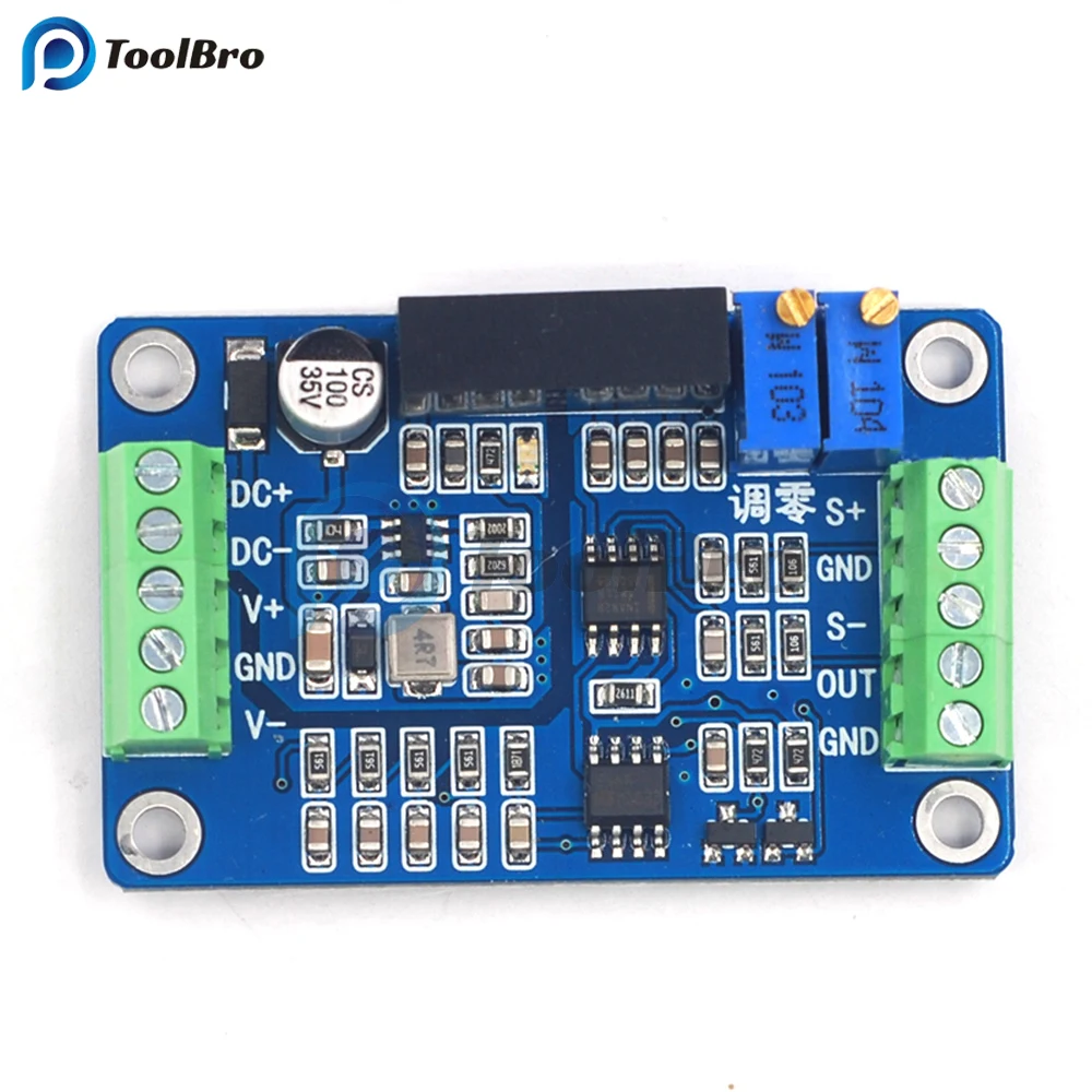 Isolated / High Precision / Millivolt / Microvolt Small Signal Amplifier / AD620 Differential Voltage / Meter / Transmitter