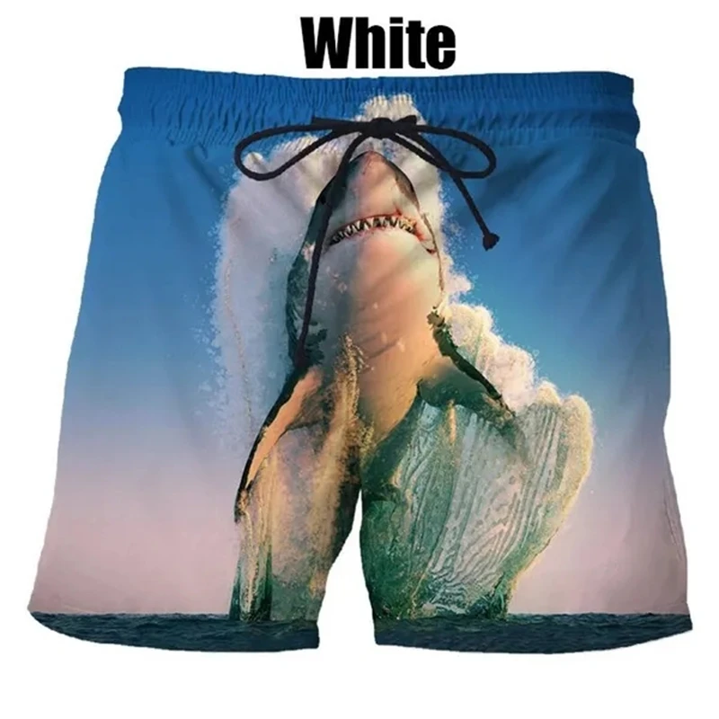 New Summer Big Movie 3D Printing Jaws Shorts Unisex Casual Beach Short Pants Swim Trunks Shark Shorts Beach Shorts Ropa Hombre