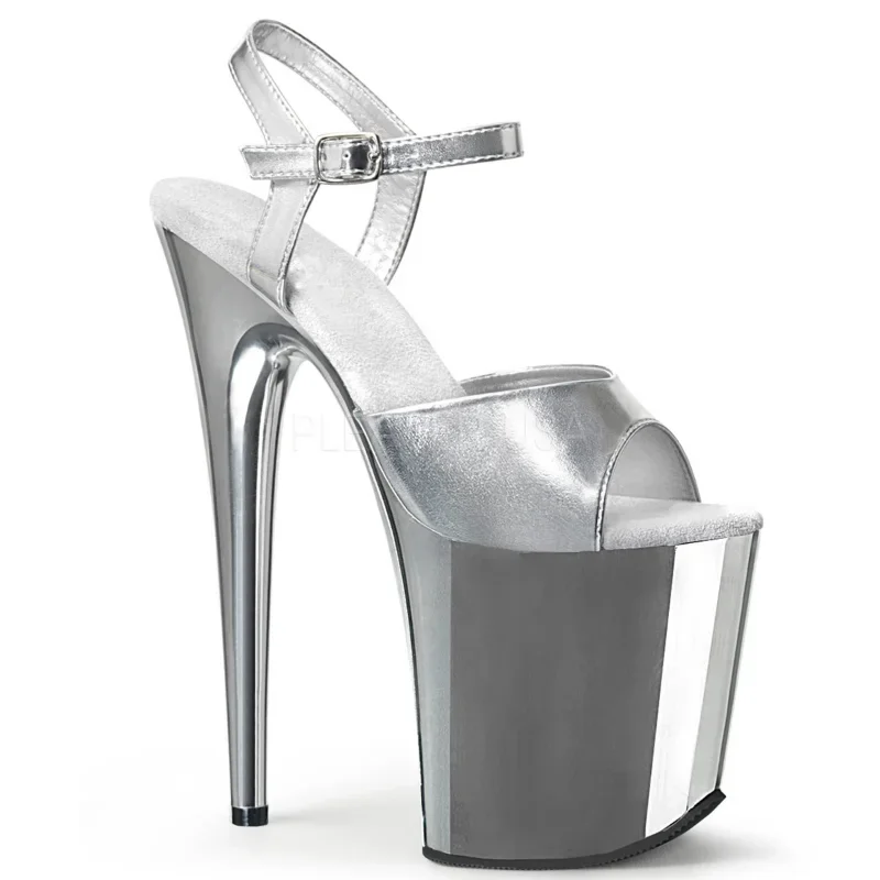 20cm Hate Sky High Water Table Stiletto Heeled Sandals/High Heeled Pole Dance Model Catwalk Dress Shoes