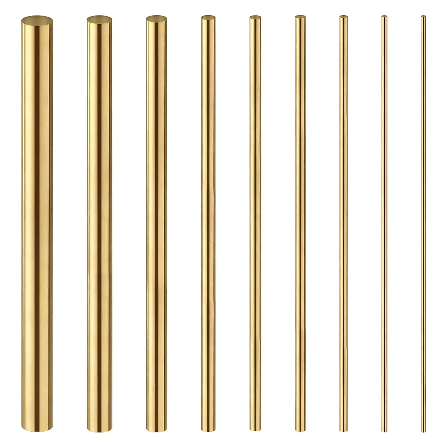 Imagem -06 - Brass Round Stock Lathe Bar Stock Kit Brass Rod Comprimento 100 Mm500 mm mm mm mm 67 mm mm 12 mm 14 mm