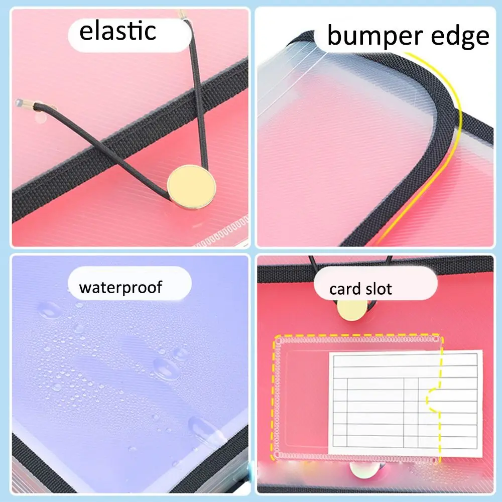 13 Pockets File Organizer Portable Large Capacity Expanding File Folders Colorful Tabs Monthly Bill Receipt Organizer