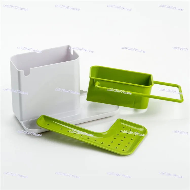 

Kitchen cleaning supplies storage and finishing drain storage rack, creative desktop pot brush holder