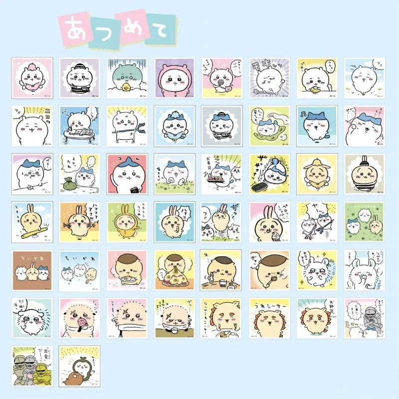 Chiikawa Dezelfde Cartoon Stickers Schattige Usagi Hachiware Chiikawa Stickers Sleutelhanger Koelkast Desktop Decoratie Stickers