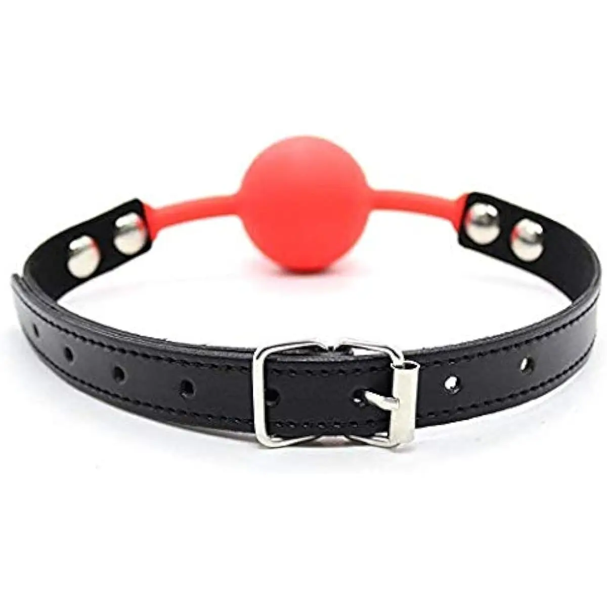 Ball Gag Red Silicone Large - 2 inch