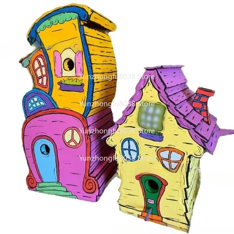 

Outdoor Practical Wooden Handmade Small Aviary