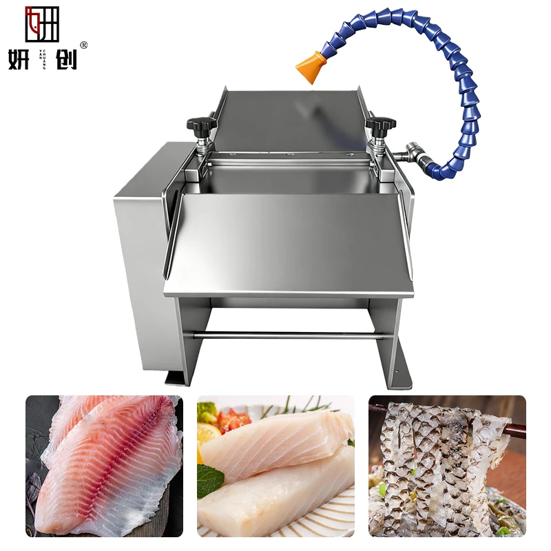Factory Price Catfish Peeling Machine Tilapia Peeling Electric Fish Fillet Machine Fish Skin Remover Machine