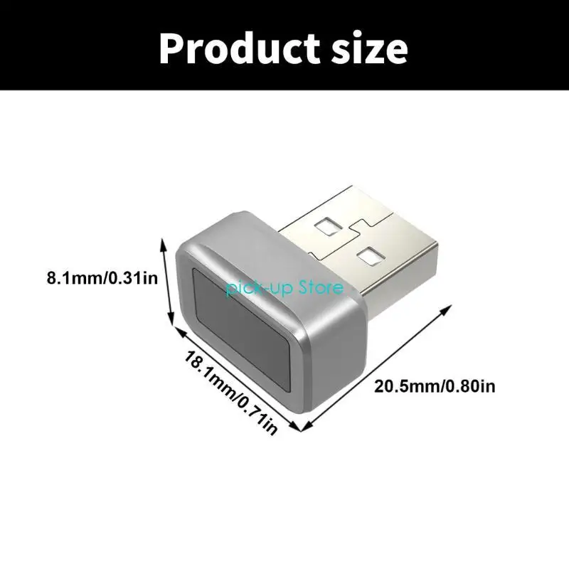 Q5WA 360DEGREE USB -отпечатки датчиков считывателя для Window11/10 Hello Devices, предлагающие улучшение удобного доступа
