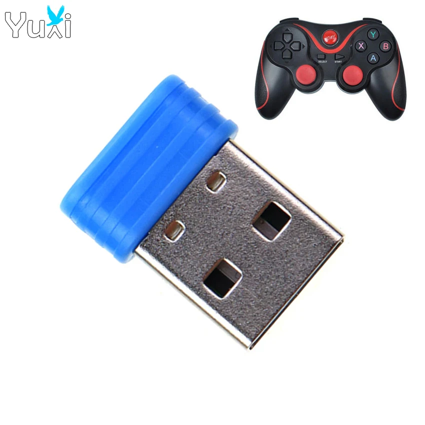 YuXi 2.4G Bluetooth Wireless Gamepad USB Receiver Adapter For T3/X3/C6/C8/S3/S5 Game Controller