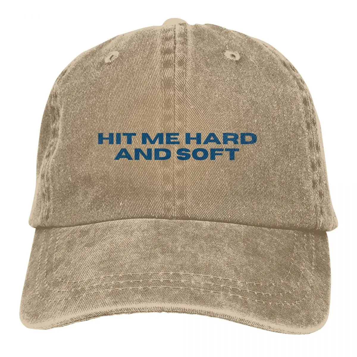 Classic Hit Me Hard And Soft BILLIEs 2024 Baseball Caps Unisex Style Distressed Cotton Snapback Cap Outdoor Workouts Hats Cap