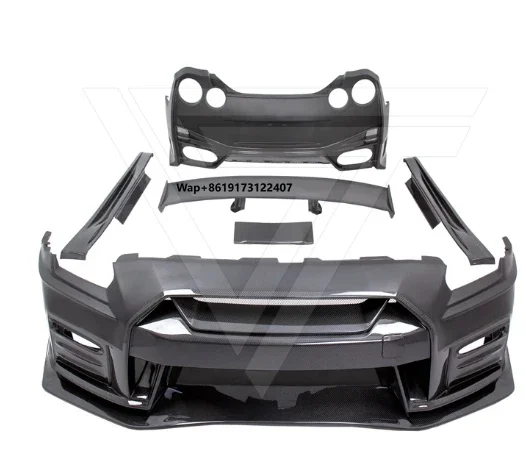2017 Ver Nismo Style Half Carbon Fiber Body Kit for GTR R35 2008-2016