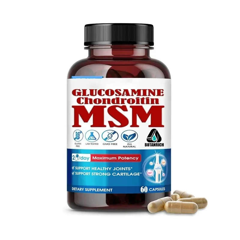 Liposomal Glucosamine Containing Chondroitin Sulfate, Dimethyl Sulfone - Maximum Potency - Supports Joints