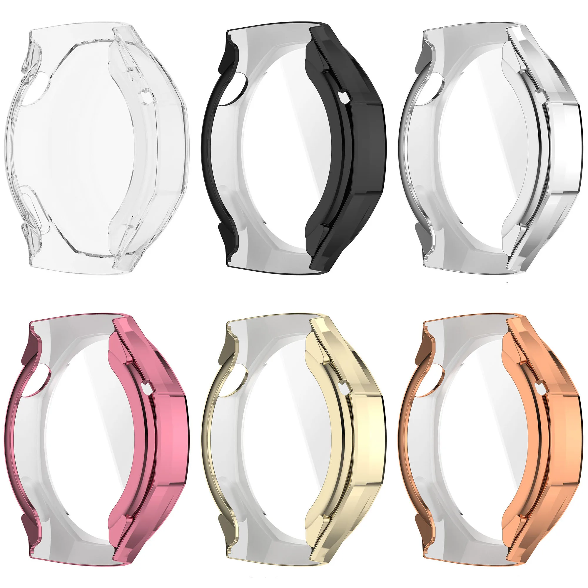 حافظة واقية من مادة TPU لساعة Huawei Watch GT5 Pro مقاس 46 ملم وغطاء ممتص للصدمات بإطار كامل الشاشة #3