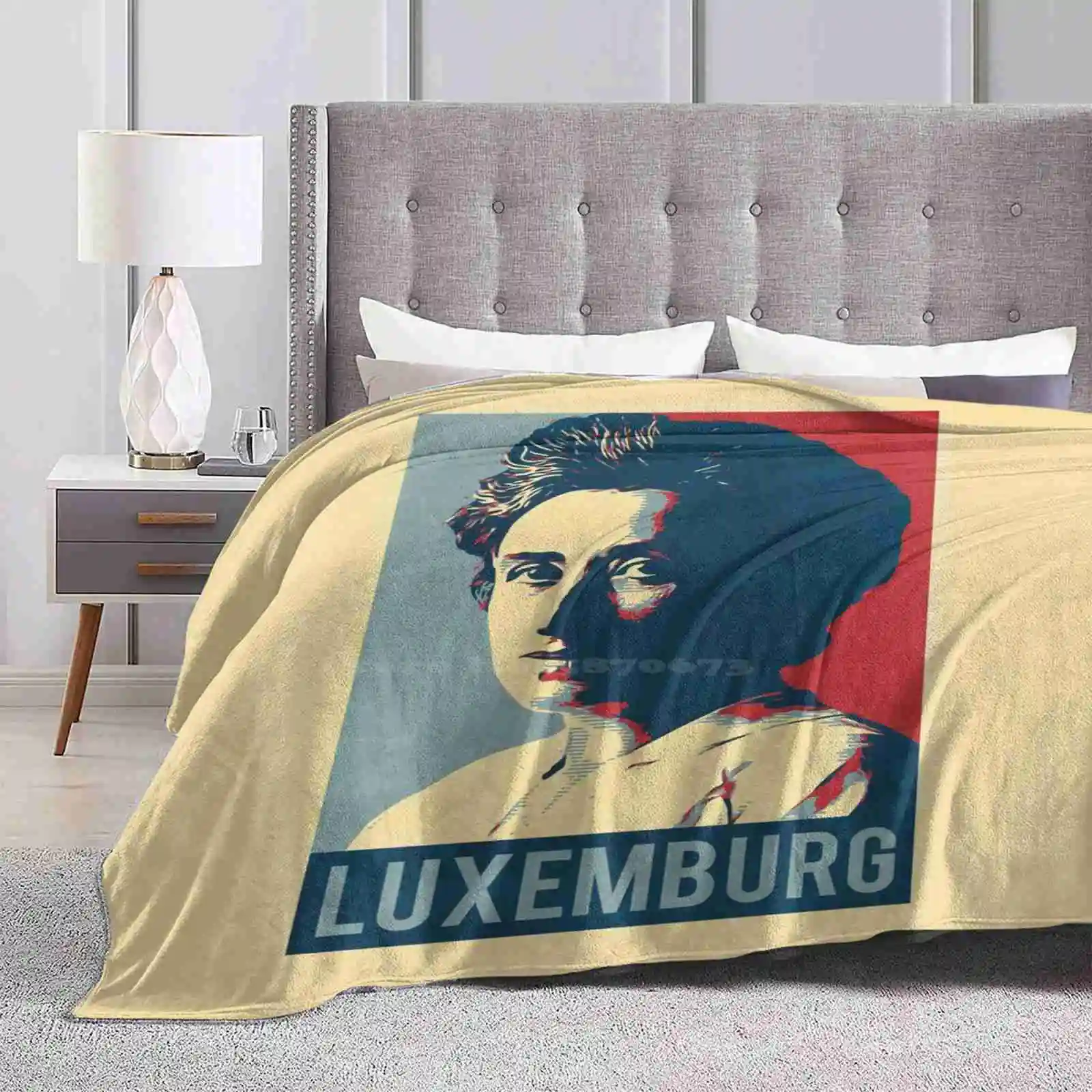 Rosa Luxemburg Best Selling Room Household Flannel Blanket Rosa Luxemburg Ema Goldman Voltairine De Cleyre Anarchist Quotes