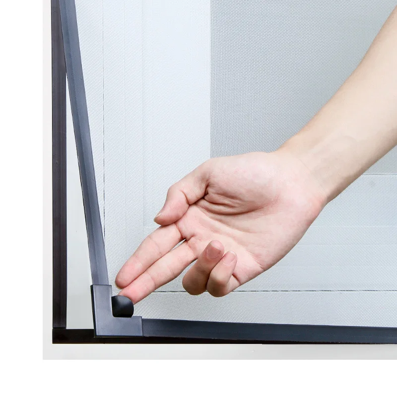 Magnetisches Moskitonetz, Selbstklebender Unsichtbarer Fensterschutz für den Haushalt, Robuster Automatisch Schließender Magnetischer Fenstervorhang – Detail 13