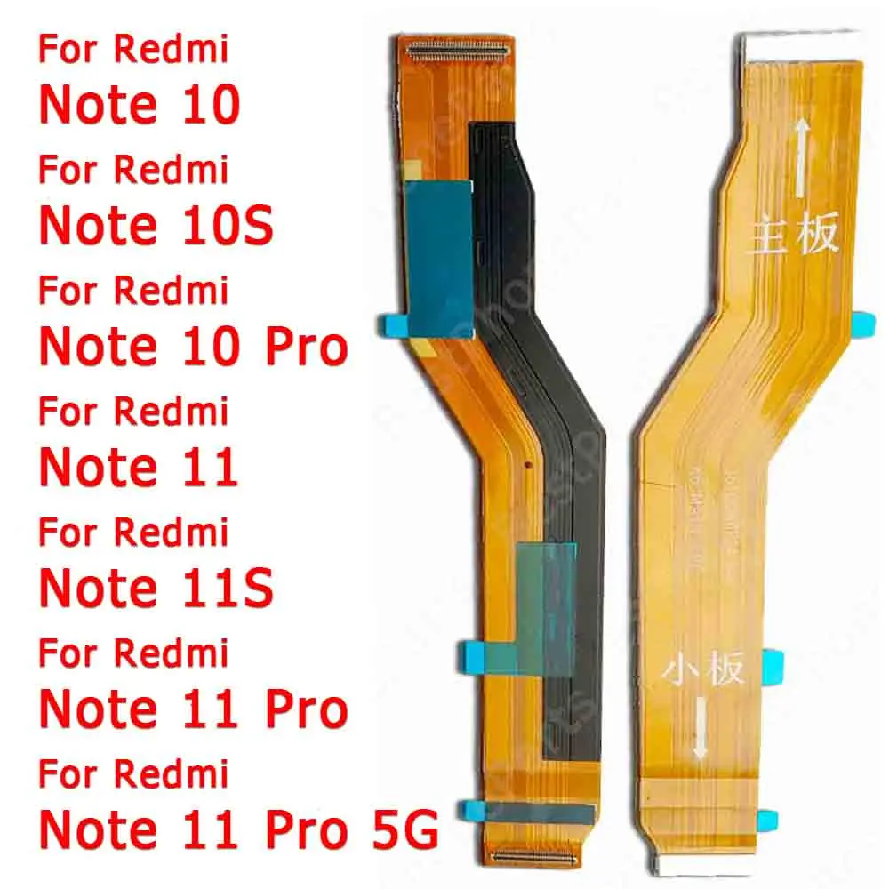 

Запасные части для Xiaomi Redmi Note 10 Pro Max 10S 11 5G 11S, печатная плата, док-станция, разъем, материнская плата, лента, запасная материнская плата, гибкий кабель