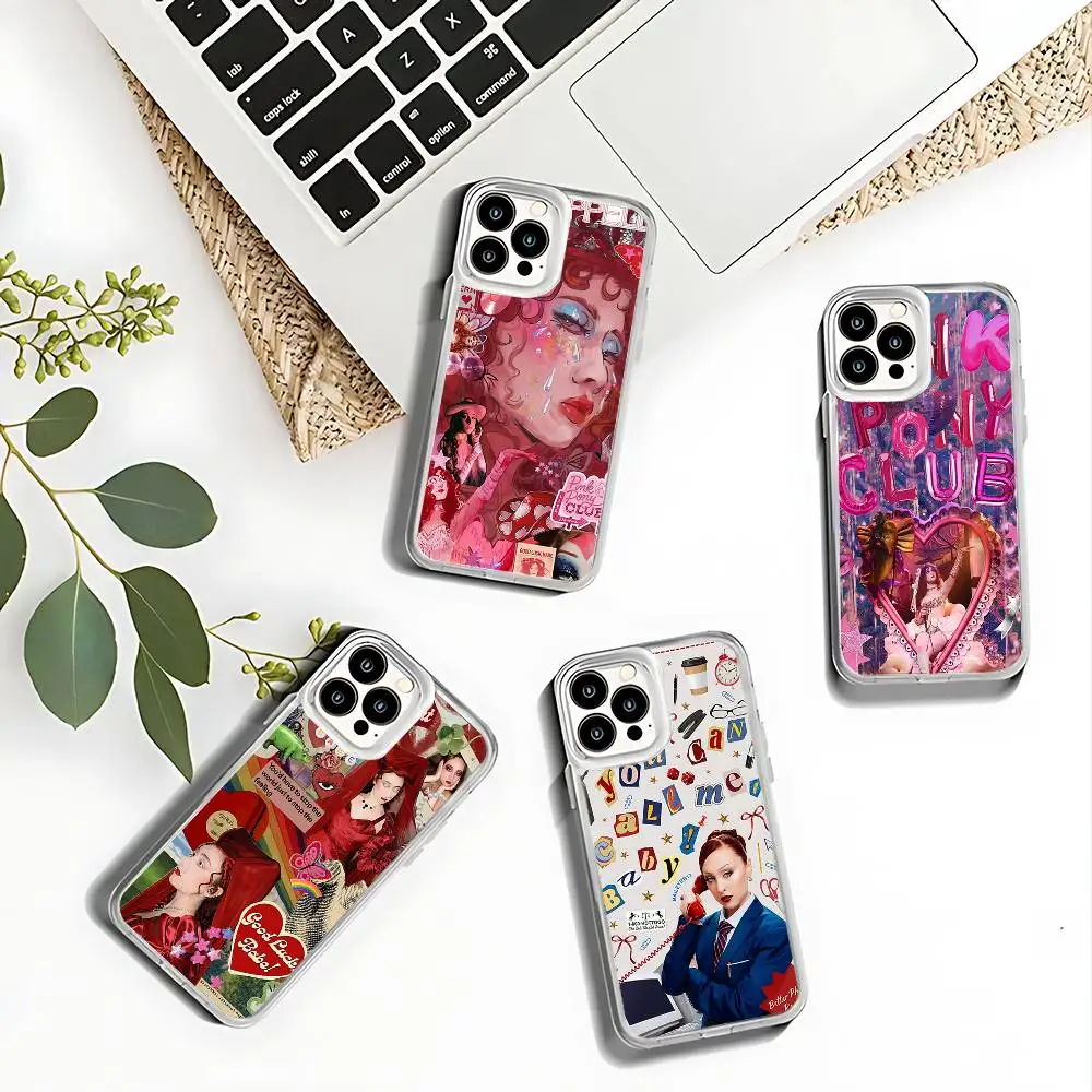 

C-Chappell Roan Good Luck Babe Phone Case For iPhone 17,16,15,14,13,12,11 Pro,Max,Plus,X,XS,XR,SE4,E Mini Transparent Soft Cover