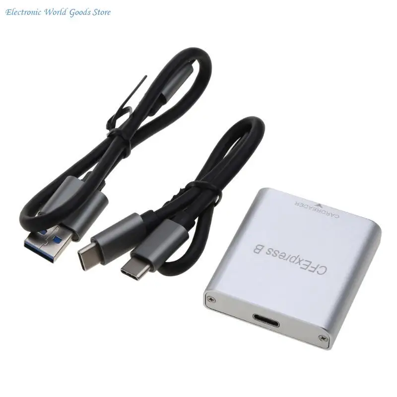 A3PD For SLR CR316 CFexpress Card Reader USB3.1 Gen2 Type B C Adapter Support CFE Memory Card USB3.0 with Cable