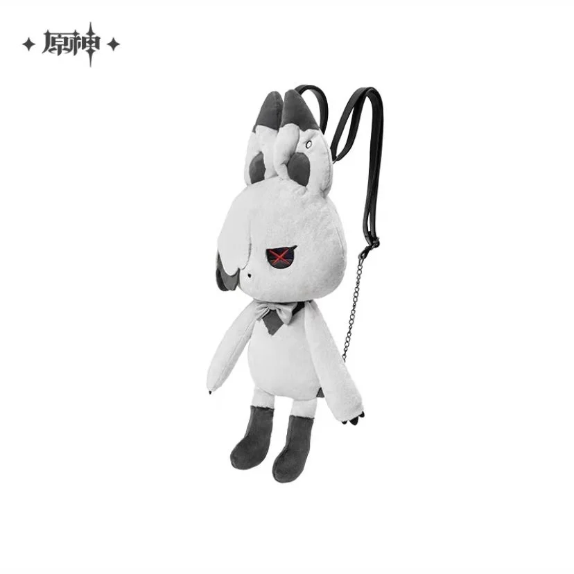 Genshin Impact Lapin Sac à Dos en Peluche pour Hommes et Femmes, Jouet Beurre, Lolita en Peluche, Cadeau pour Enfants, Pré-Commande, Original, Officiel, Péruere, JK