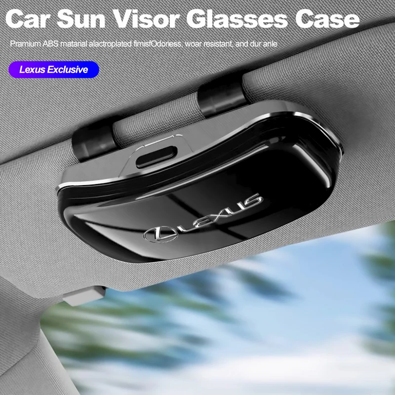 شعار السيارة الشمس قناع نظارات حافظة النظارات الشمسية تخزين هدية صندوق لكزس RX300 IS200 IS250 ES350 Ct200h UX250h NX300h RX350 UX LS