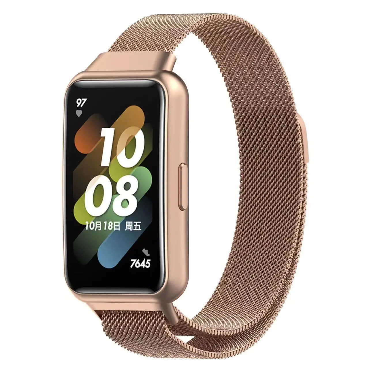 

Milanese Loop Strap For Huawei Band 7 Bracelet Metal Magnetic Wristband Replacement Belt For Huawei Band 7 Correa Accessories