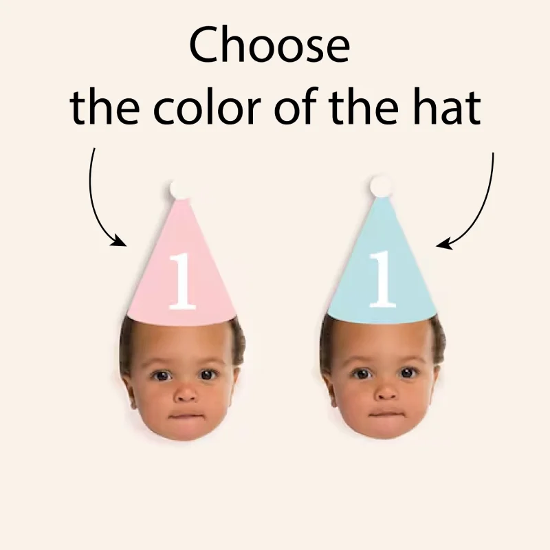 شخصية مخصصة الوجه كب كيك القبعات العالية 12 قطعة صور توبر متعة قبعة حفلة كب كيك توبر لعيد ميلاد الديكور حفلة Favors #6