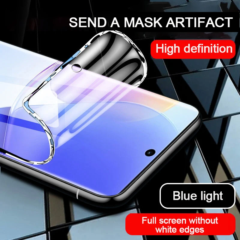 4PCS Hydrogel Film For Samsung A52 A53 A52S A71 A32 A21S A12 A13 A50 A51 A72 A22 A70 A73 M12 M51 S10E S20FE Screen Protectors