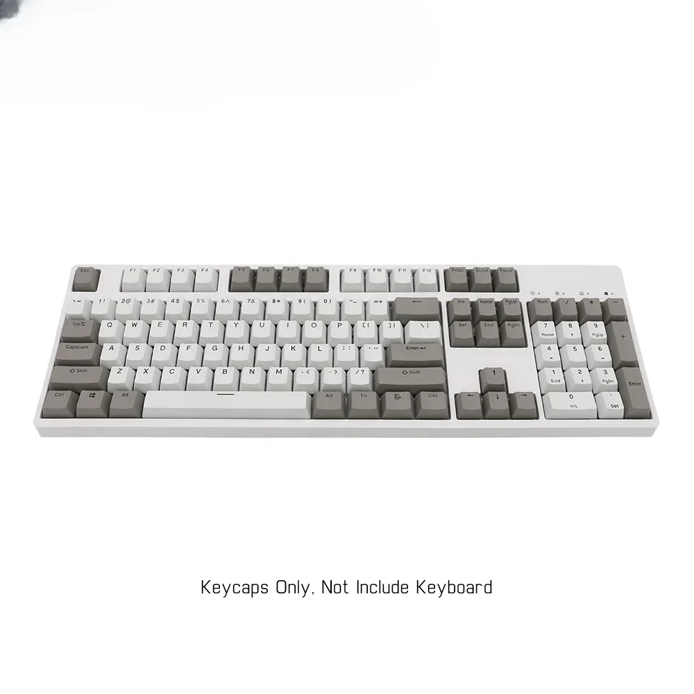 

for Korea Jelly Teclas 8008 Dagk Grey White Dmg Eva 87 For Otemu Cherry Mechanical Keyboard Keycaps part
