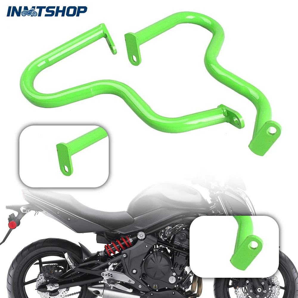 Customizable Colors - Powder-coated Engine Hood, Side Impact Bars, Frame Protectors Bumper Guards for 2012-2015 Kawasaki ER-6N