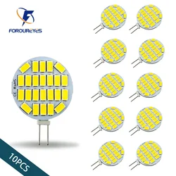 10pcs faretto rotondo ad alta adesività 5730 15leds/24leds senza sfarfallio cappa luce per barca lampadina LED G4 sostituire la lampada alogena